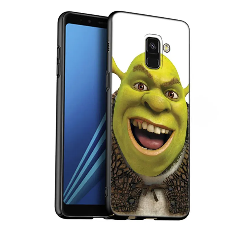 Anime S-shrek Art Black Silicone Phone Case For Samsung Galaxy A01 A03 Core A04 E A02 A05 A10 A20 A21 A30 A50 S A6 A8 + A7 2018