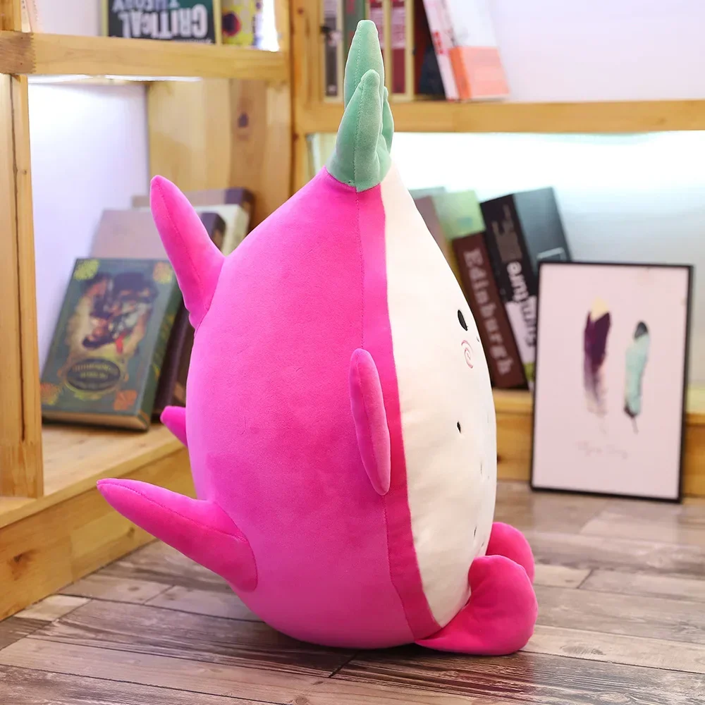 Duży rozmiar 110cm Kawaii Dragon Fruit pitaya Wypchana pluszowa zabawka Lalka Miękki uroczy samochód / sof / łóżko Poduszka do spania Dzieci dziewczynka Prezent