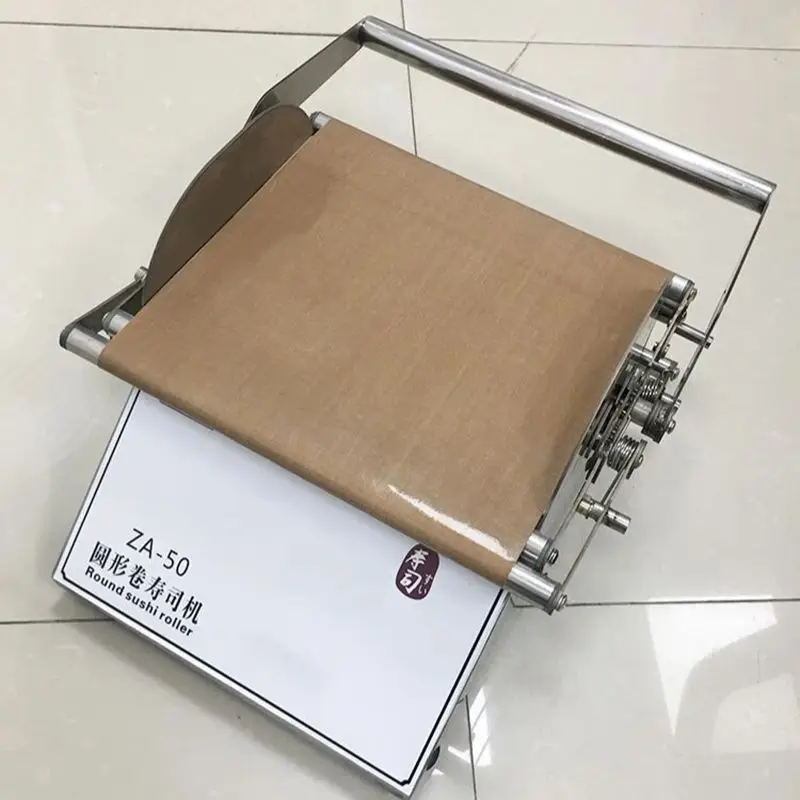 آلة صنع السوشي المستديرة المربعة المحمولة آلة لف لفائف الأرز السوشين اليابانية