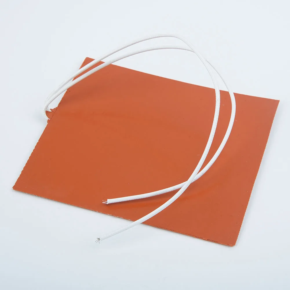 12 فولت 12 واط وسادة سخان السيليكون للطابعة ساخنة السرير التدفئة حصيرة 100*120 مللي متر لسيارة الوقود/خزان المياه/بطارية التجمد العزل