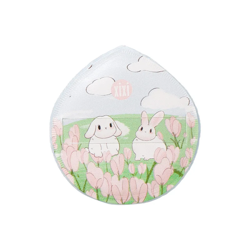 시시 세팅 파우더 퍼프 플로킹 에어 쿠션 스웨이드 루스 파우더 세팅 파우더 메이크업 스펀지 두꺼운 퍼프