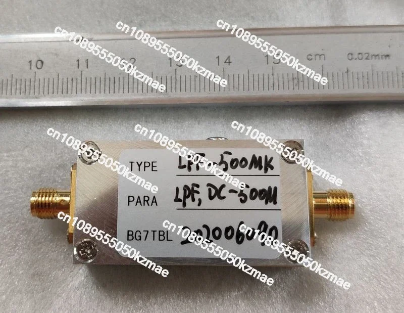 

10K, 100k, 1M, 2M, 5M, 10M, 30M, 100M, 500M, 1G, low pass filter LPF, sma port