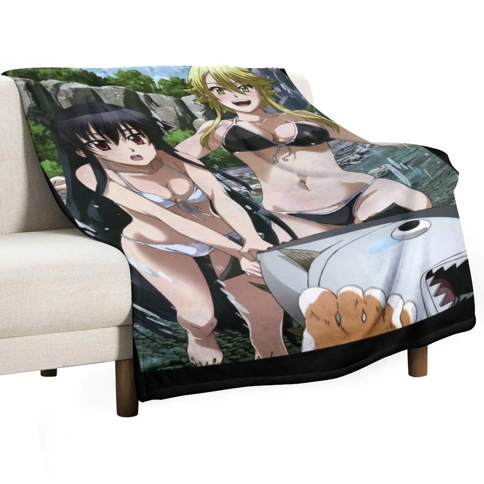 

akame ga kill art Throw Blanket Luxury Throw Decorative Throw valentine gift ideas Designers Blankets