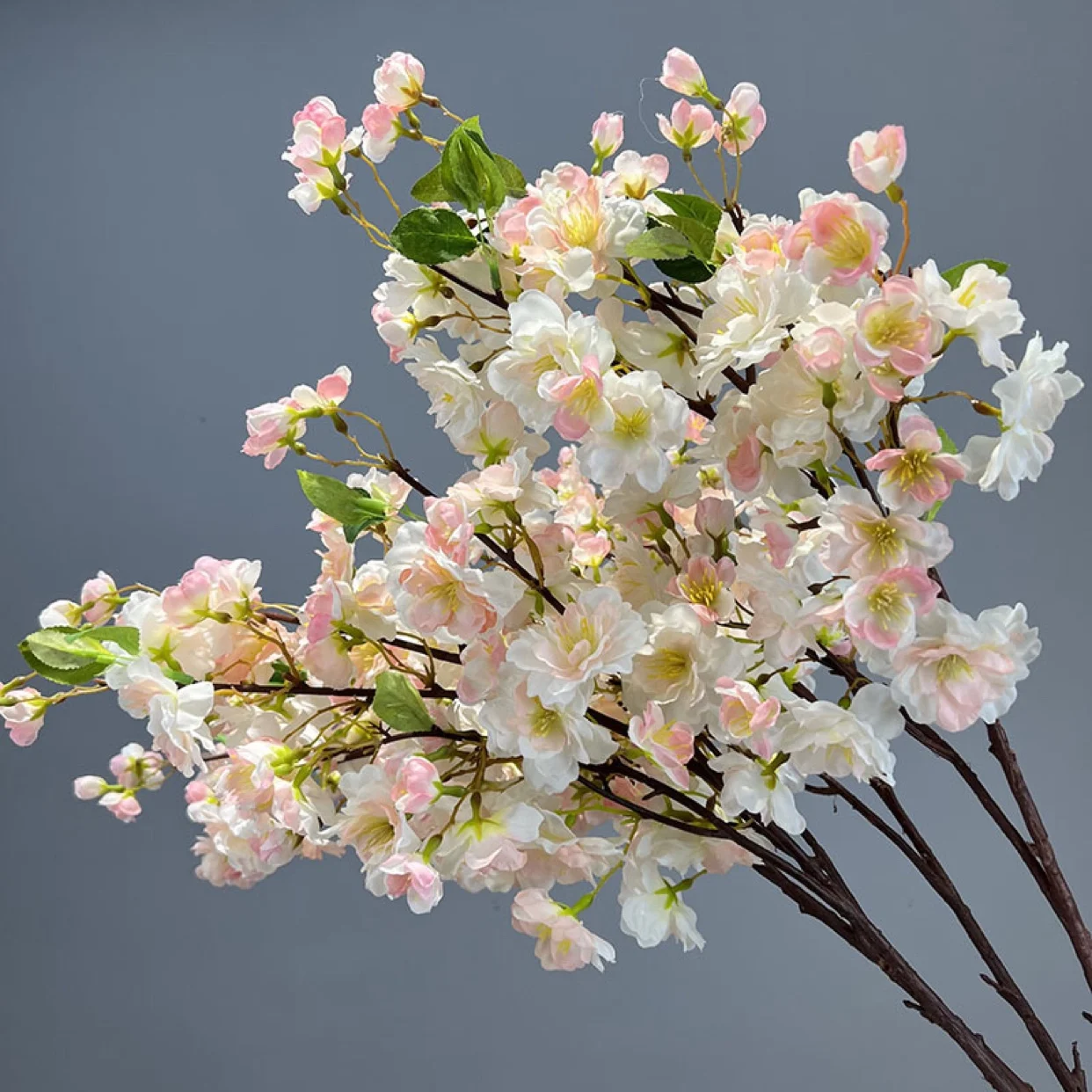 

Simulated cherry blossom branches, cherry blossoms, silk flowers, wedding arrangements, fake cherry blossoms, home decoration