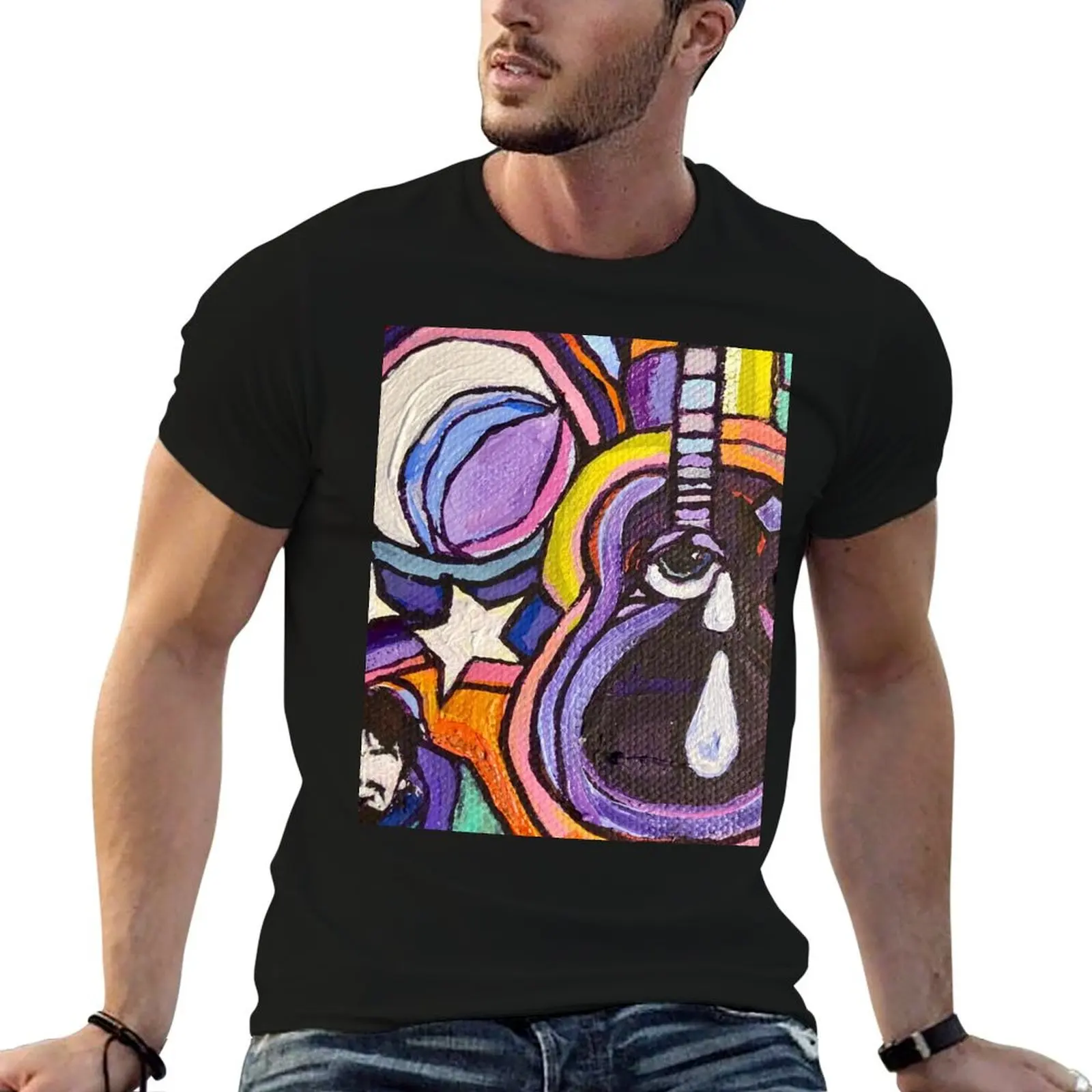 Camiseta My Guitar Gently Weeps, camisetas para hombre, paquete de camisetas blancas para hombre, camiseta gráfica