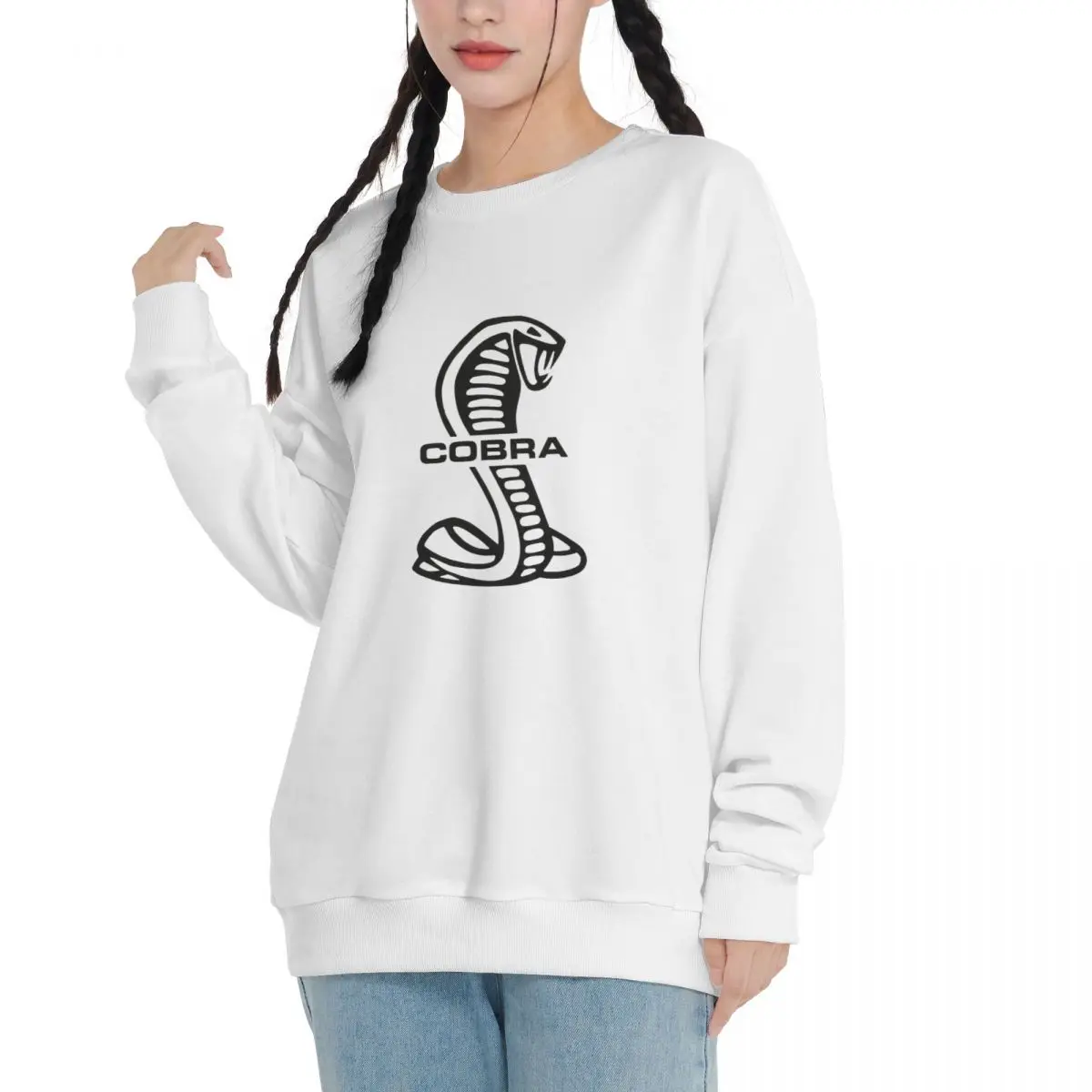 Cobra Snake Animals Casual Sweatshirts Men Women Cotton Basic Hoodies Pullover Hiphop