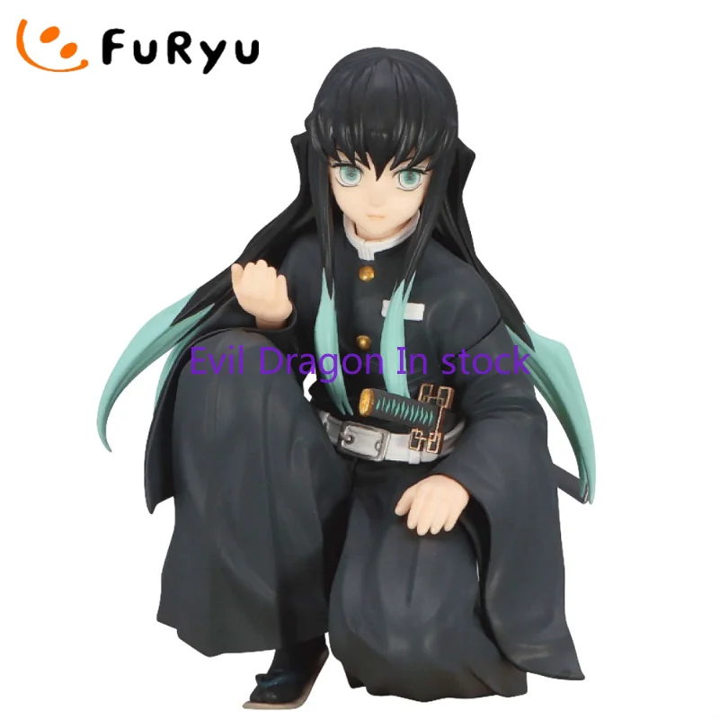 

Оригинальная фигурка аниме FuRyu Demon Slayer Tokitou Muichirou Kimetsu No Yaiba в квадратной коробке новая модель игрушки коллекционный подарок