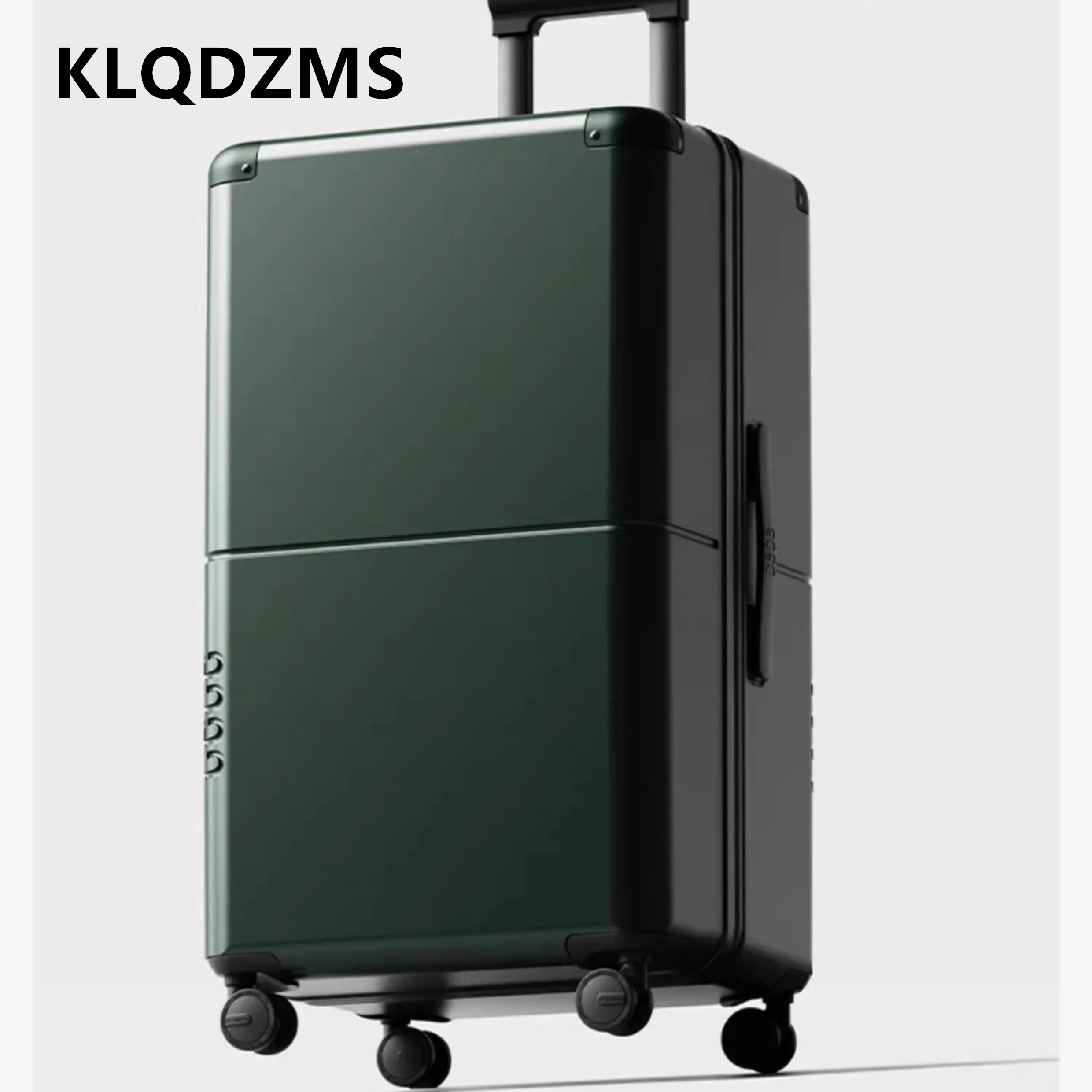 

KLQDZMS ABS + ПК чемодан 20 дюймов посадочная коробка 24 "28 дюймов большая вместительная тележка стильная дорожная сумка мужской багаж