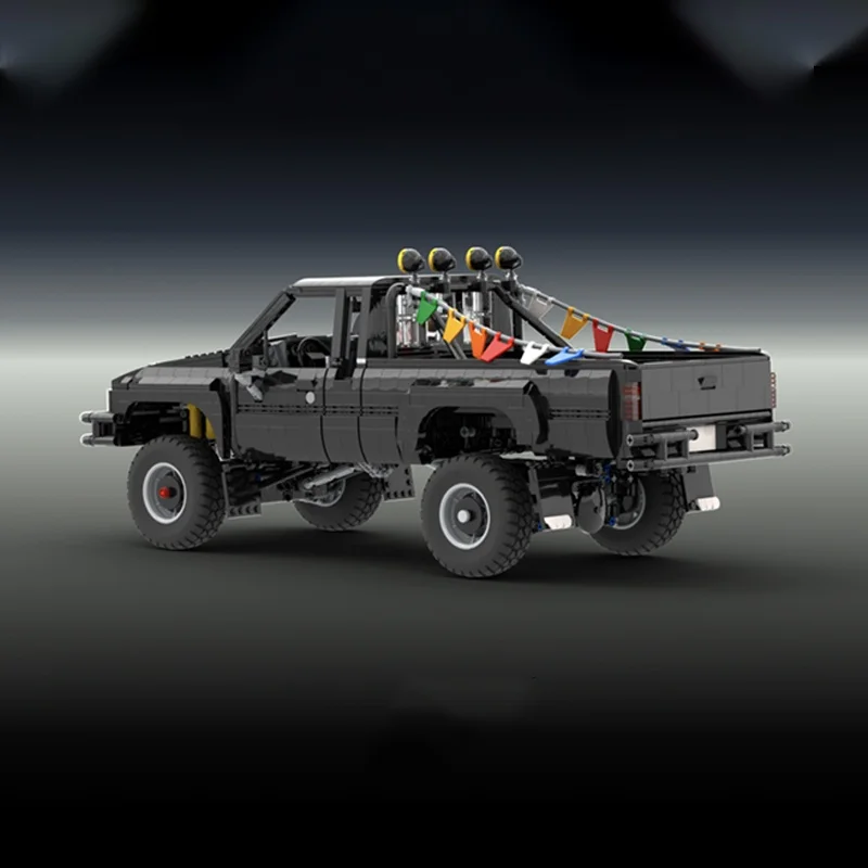 3208 stücke MOC Marty S Toyota Zurück Die Zukunft Iconsed Modell Bausteine Weihnachten Geschenk Architektur Spielzeug DIY Kreative Ziegel Kinder