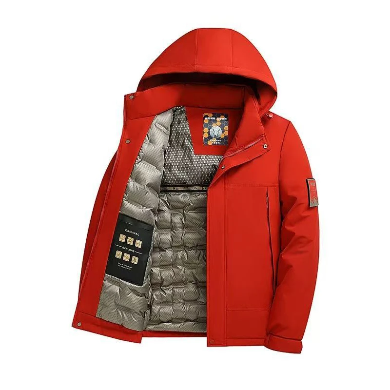 الرجال الموضة سترة واقية سترة رجالي سترات رجالي معطف الشتاء معطف الخريف الذكور الشارع الشهير يندبروف الدافئة Hombre في الهواء الطلق #2