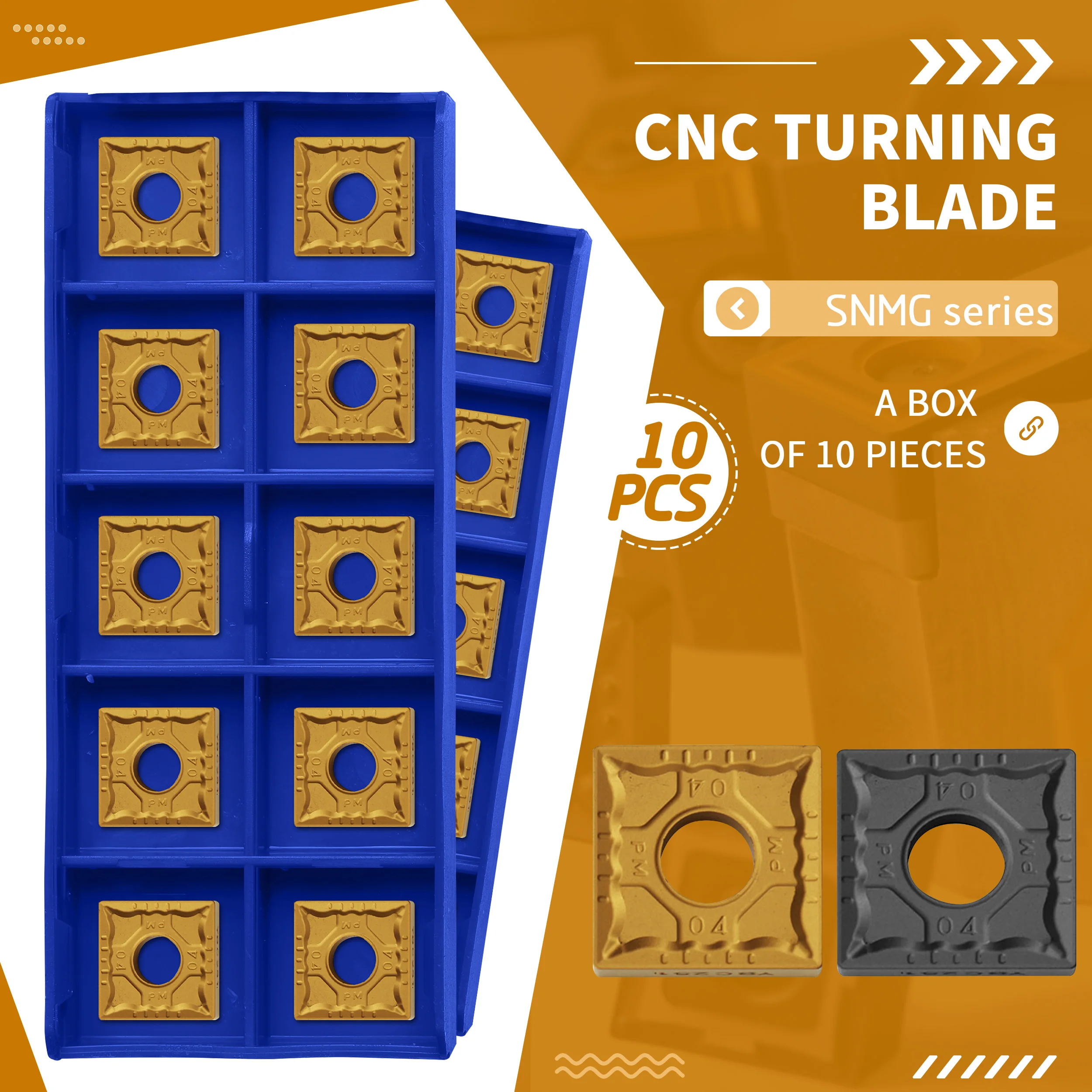 SNMG120404-PM YBC251 YBC252 SNMG120408 SNMG tornio CNC inserto in metallo duro tornitura utensile da taglio originale quaretto alta qualità