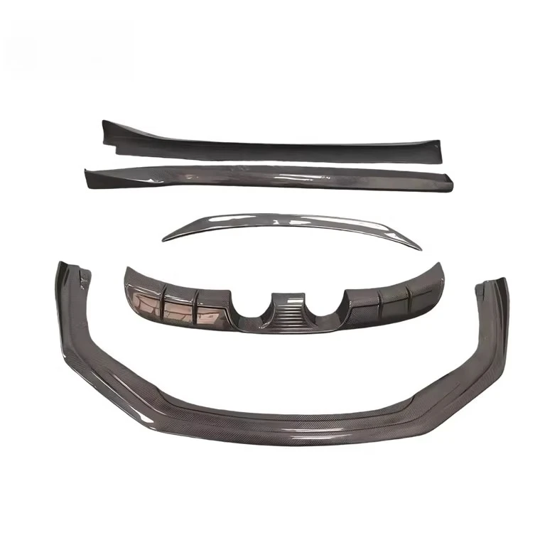 For Porsche Carrera 911 991.2 Carbon Fiber Body Kit Front Lip Side Skirt Rear Diffuser Spoiler view 6