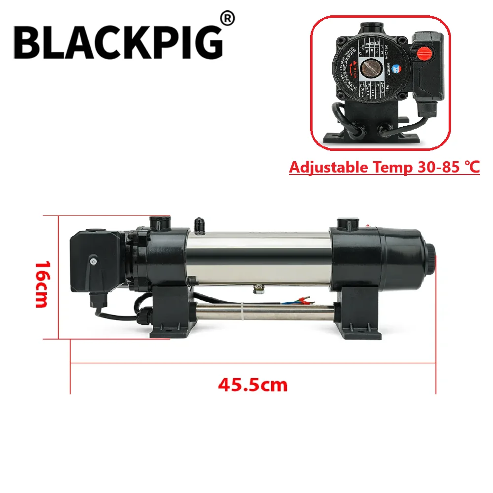 AC220V 2KW 3KW Diesel Engine Heater Adjustable Temperature Circulating Coolant Water Heater Electric Pump Jacket Preheater