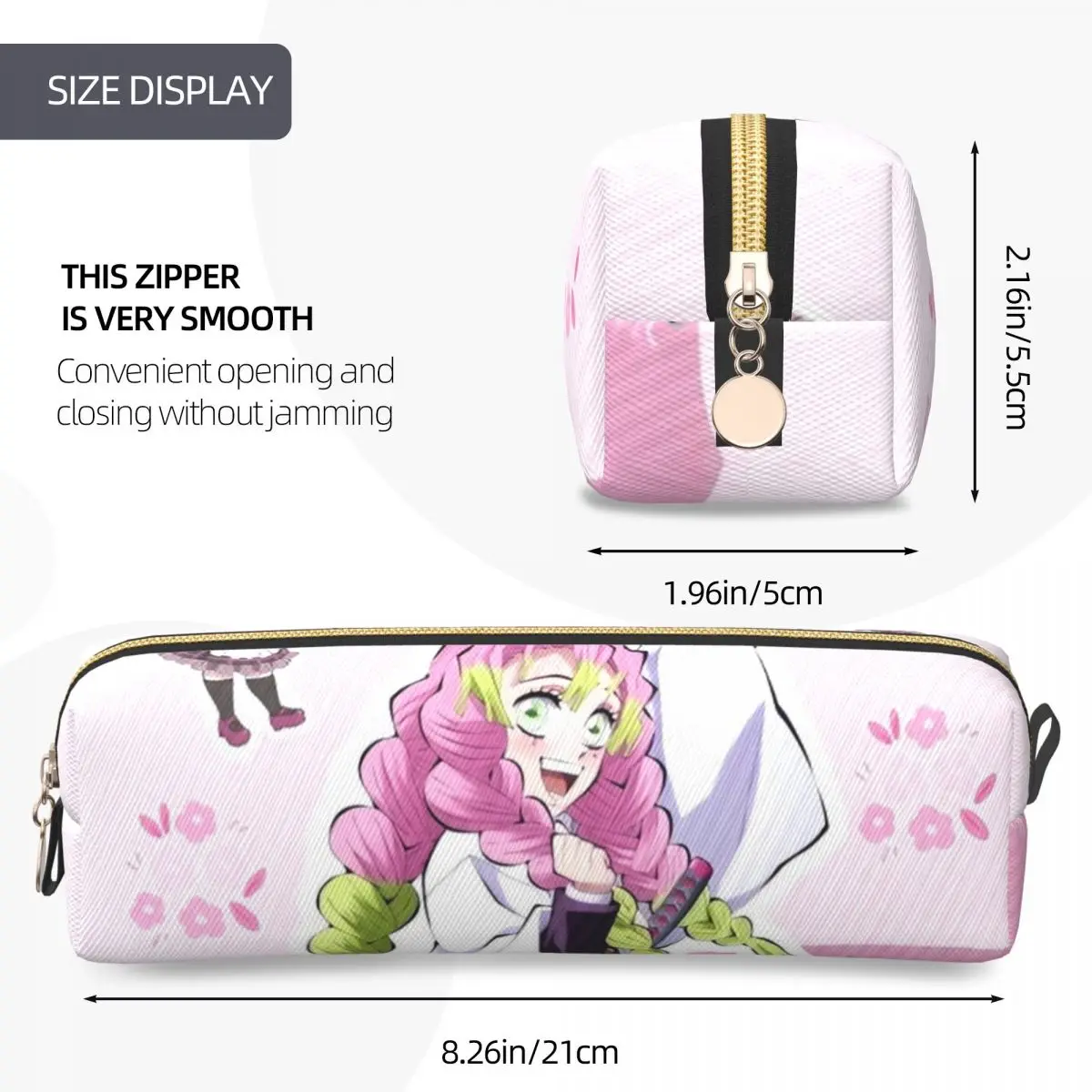 هاشيرا ميتسوري كانروجي مقلمة شيطان القاتل صندوق رصاص صندوق القلم لفتاة صبي حقائب ذات سعة كبيرة الطلاب الهدايا القرطاسية