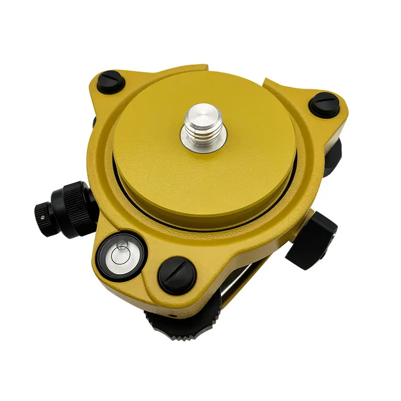 Yellow Tribrach With Optical Plummet & GPS Tribrach Adapter Carrier With 5/8\