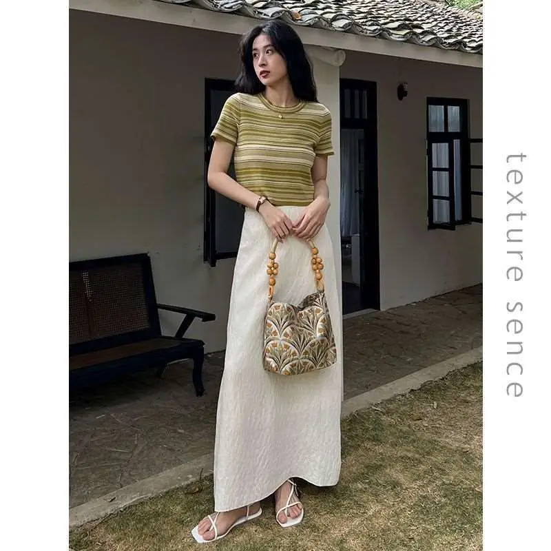 

Ele Highend, новая летняя юбка Sle f от Ang Thirteen Lines Cleanfit, вышивка средней талии, ткань из ПВХ, подходит для Ciwalk