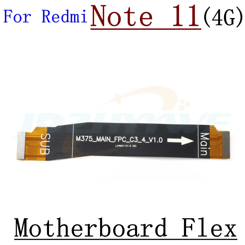 Main Board Motherboard Connector LCD Flex Cable For Xiaomi Redmi Note 11 Pro+ 5G Note 12 Pro+ Note11S  Note12S 4G Parts