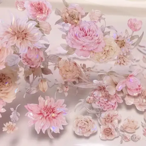 5 designer blommig trädgård husdjurs Washi-tejp loopprov - jordgubb, spets, 10 best sales jordgubbs-washitejp - №8