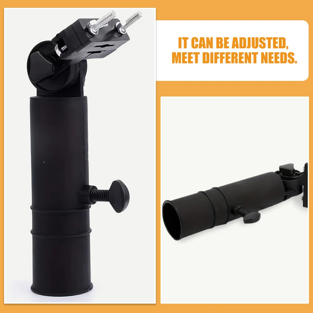 4 قطعة حامل مظلة قابل للتعديل للجولف دفع عربة الشمس المطر حماية لا أدوات التثبيت لا حاجة بناء ABS قوي #1