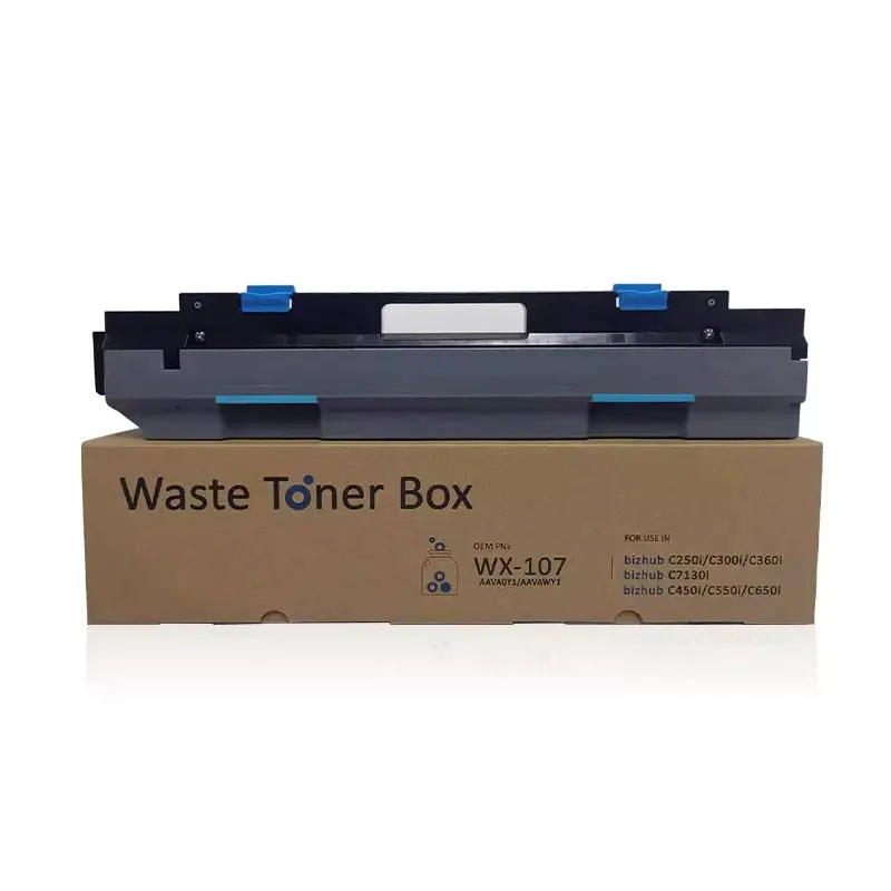 1PCS WX-107 Limbah Toner Wadah untuk for Konica Minolta Bizhub C250 C300 C360 C450 C550 C650 C250i C300i C360i C450i C550i c650i