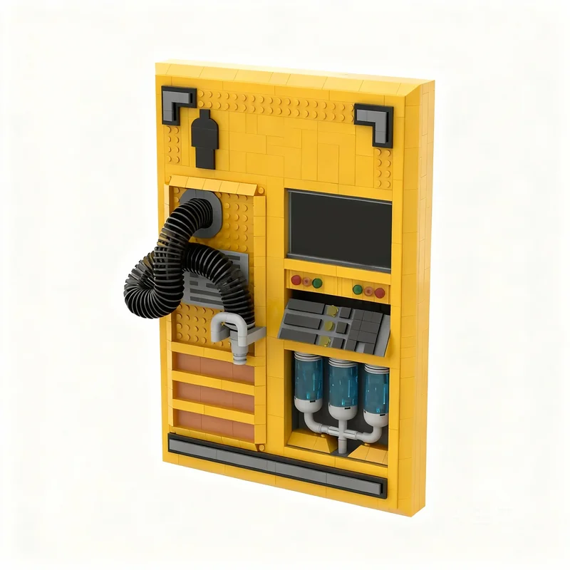 1268 деталей MOC Half-Life Black Mesa H.E.V. Модель зарядного устройства, строительные блоки, архитектурные игрушки, рождественский подарок, декор, день рождения, DIY, 3D