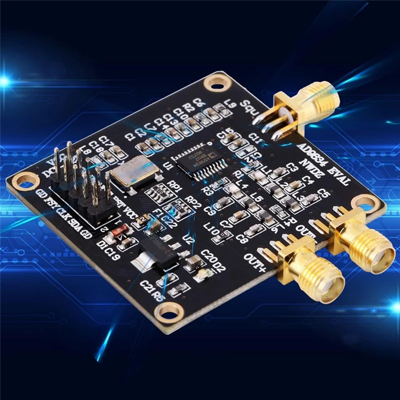 AT93-AD9834 DDS Source Generator Module Board Sine/Triangle Waveform Generation Functionality