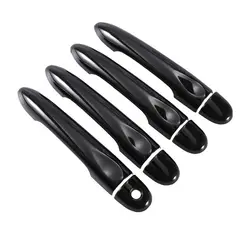 For Renault Megane 3 MK3 III 2008 2009 2010 2011 2012 2013 2014 2016 Glossy Black Car Door Handle Cover Trim Styling Accessories