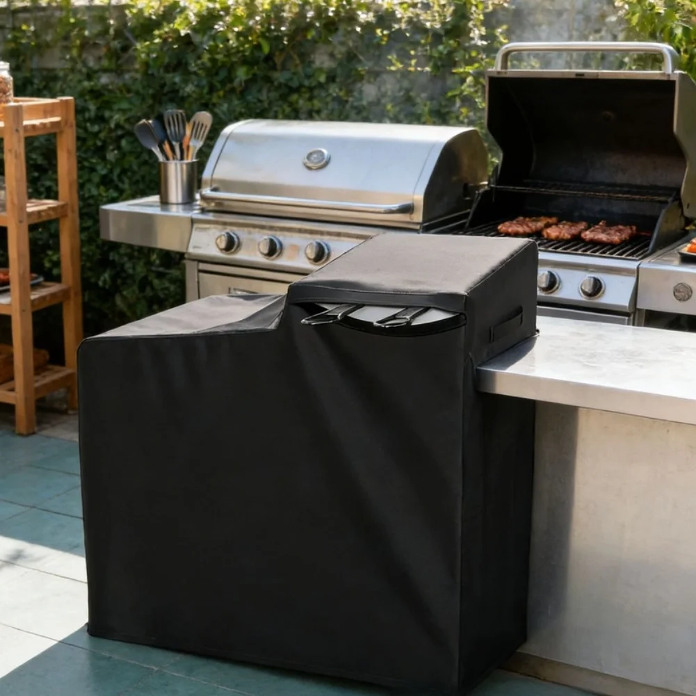 

88L*69W*99H CM Oxford Cloth Fryer Cart Cover Waterproof Dustproof Anti Indoor Outdoor Cooking Protectionor For Patio Garden