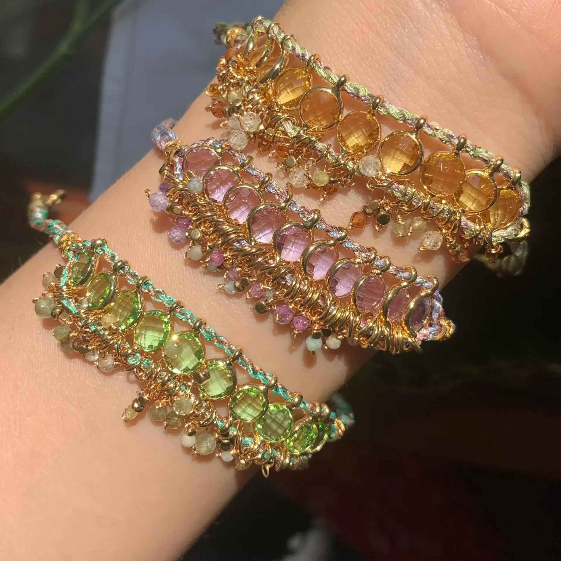 colorful-faceted-crystal-braided-bracelet-gold-tassel-gemstone-woven-stackable-bracelet-boho-handmade-jewelry-for-women