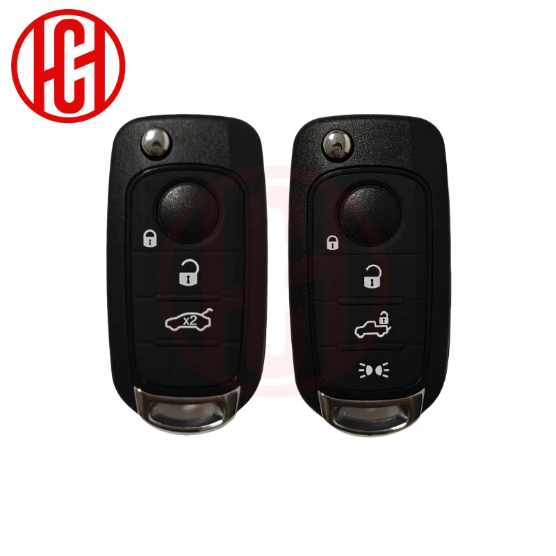 

3/4Buttons Folding Flip Remote Key Shell Case Smart Car Key Housing for Fiat Toro 500X 500 Punto Tipo Egea For Dodge Neon Key