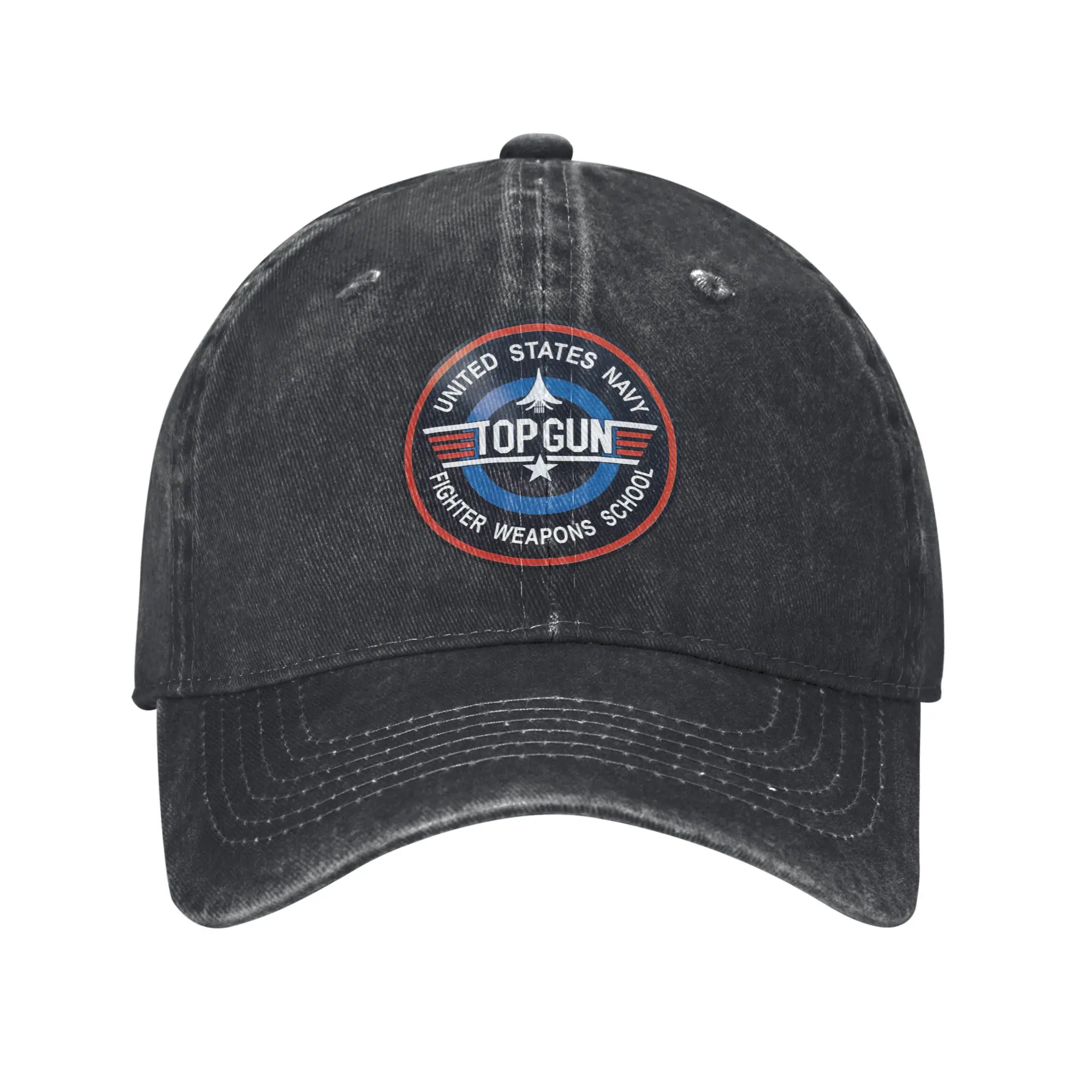Custom Tops Guns Baseball Cap for Men Women Adjustable Fighter Aircraft Air Force Film Dad Hat Outdoor
