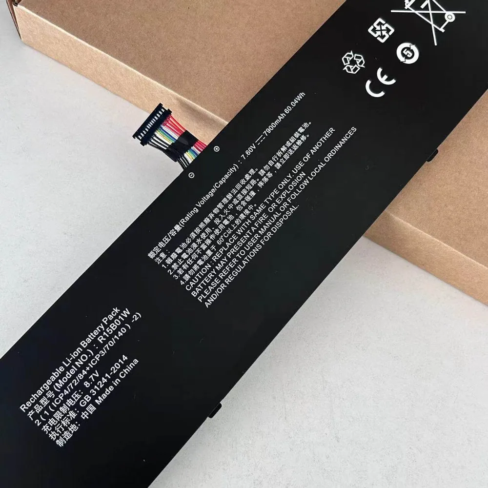 R15B01W Laptop Battery For XiaoMi MI Pro 15.6 inch Notebook GTX TM1701 171501 181501