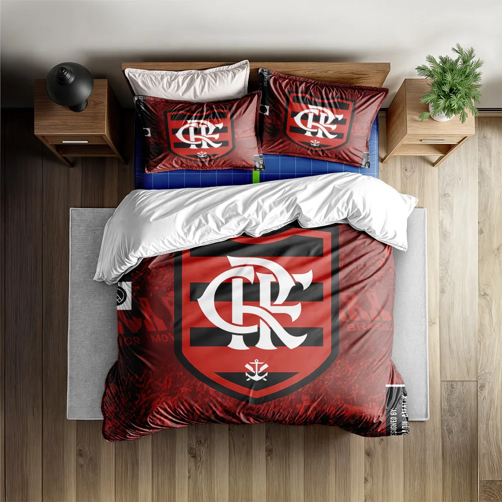 

Regatas do Flamengo Duvet Cover Set King Queen Double Full Twin Single Size Bed Linen Set