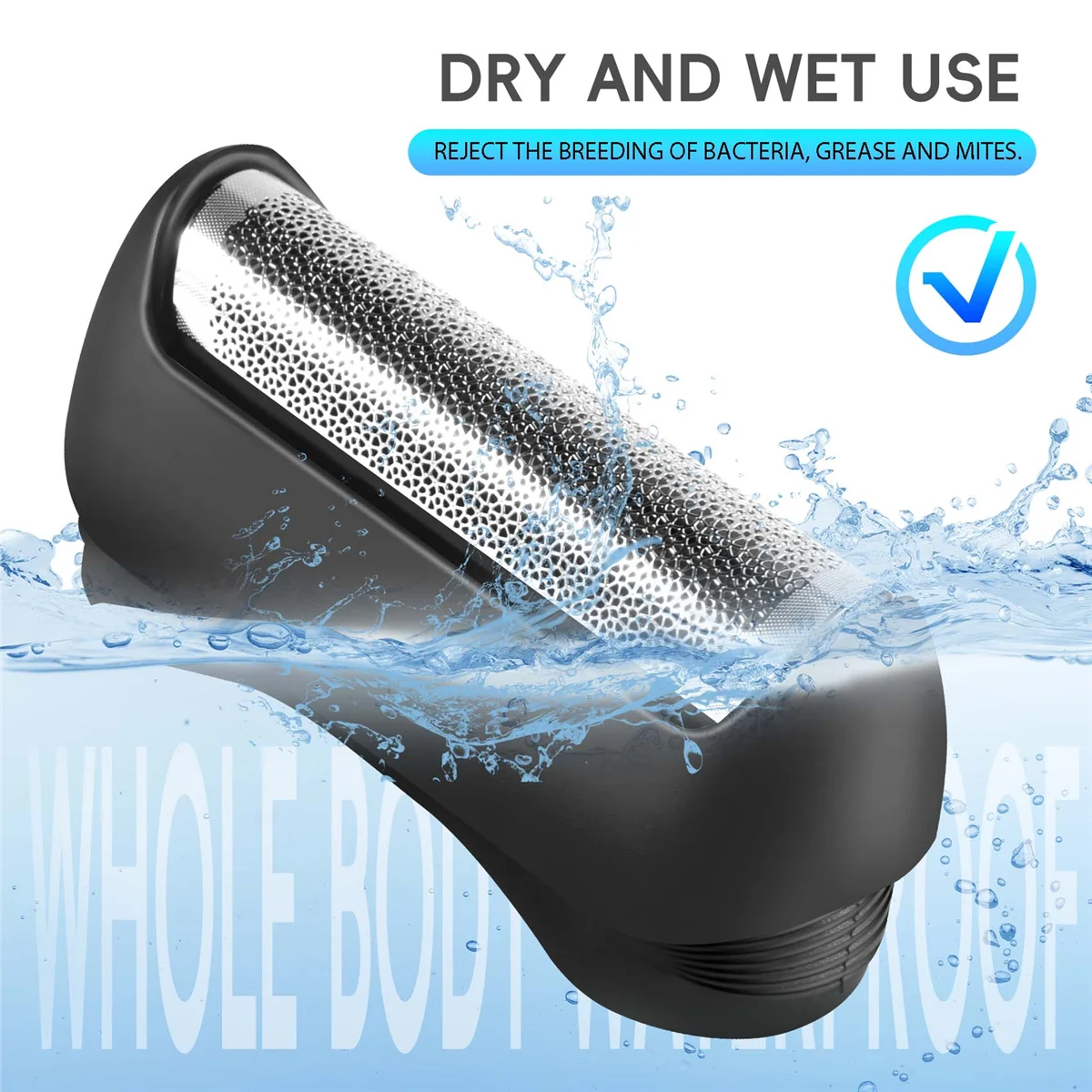 Adecuado para Afeitadora eléctrica alternativa BRAUN 11B, conjunto de cabezal cortador de malla, accesorios Omentum