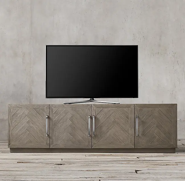 

Solid wood living room home TV cabinet villa TV table