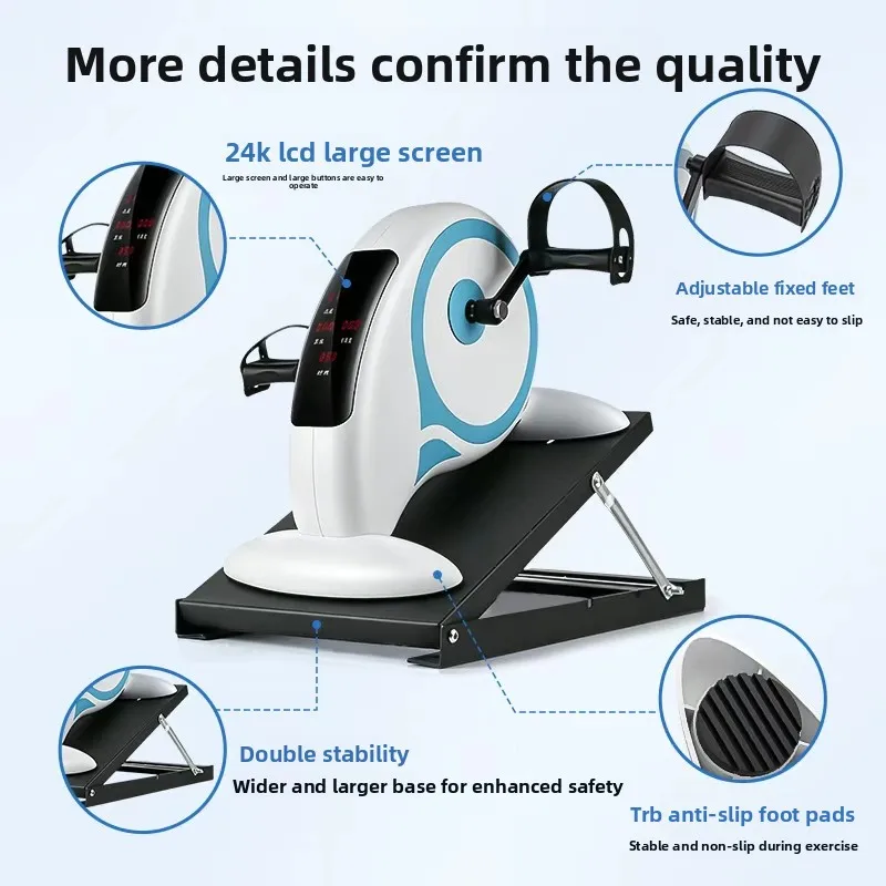 Home Office Rehabilitation Bicycle Fitness Small Silent Elderly Training Rehabilitation Instrument Mini Stepper Exercise Machine