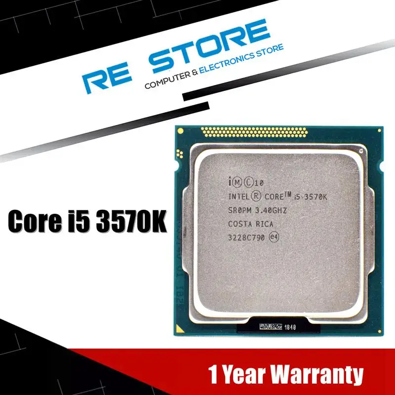 Go! Intel Core i5 3570K 3.4GHz 6MB 5.0GT/s SR0PM LGA 1155 CPU Processor