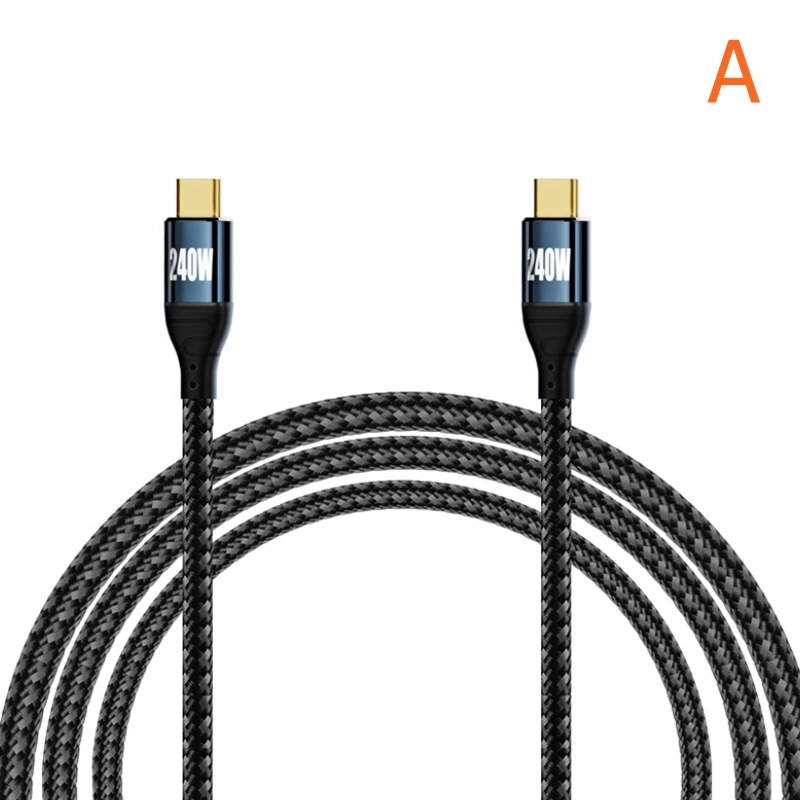 PD 240W Type C to Type C Cable 100W Fast Charging Date 3m For Samsung Huawei Xiaomi OPPO Oneplus Macbook iPad USB C Charger Cord