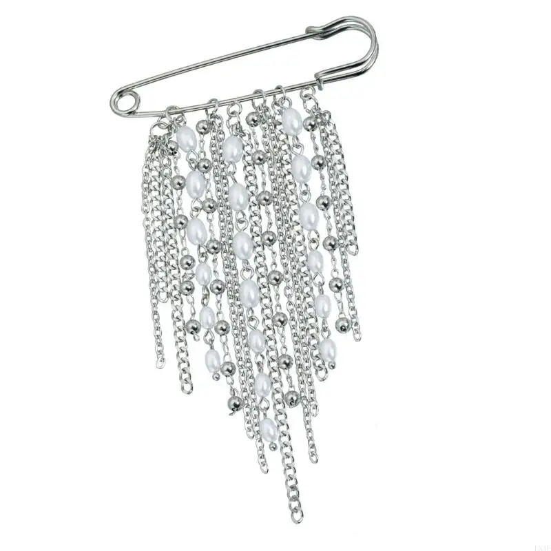  Fashionable Alloy Fringe Pin 5cm Diameter Detachable Waist Shaper Accessory Brooch Adornment For Jackets And Shirts