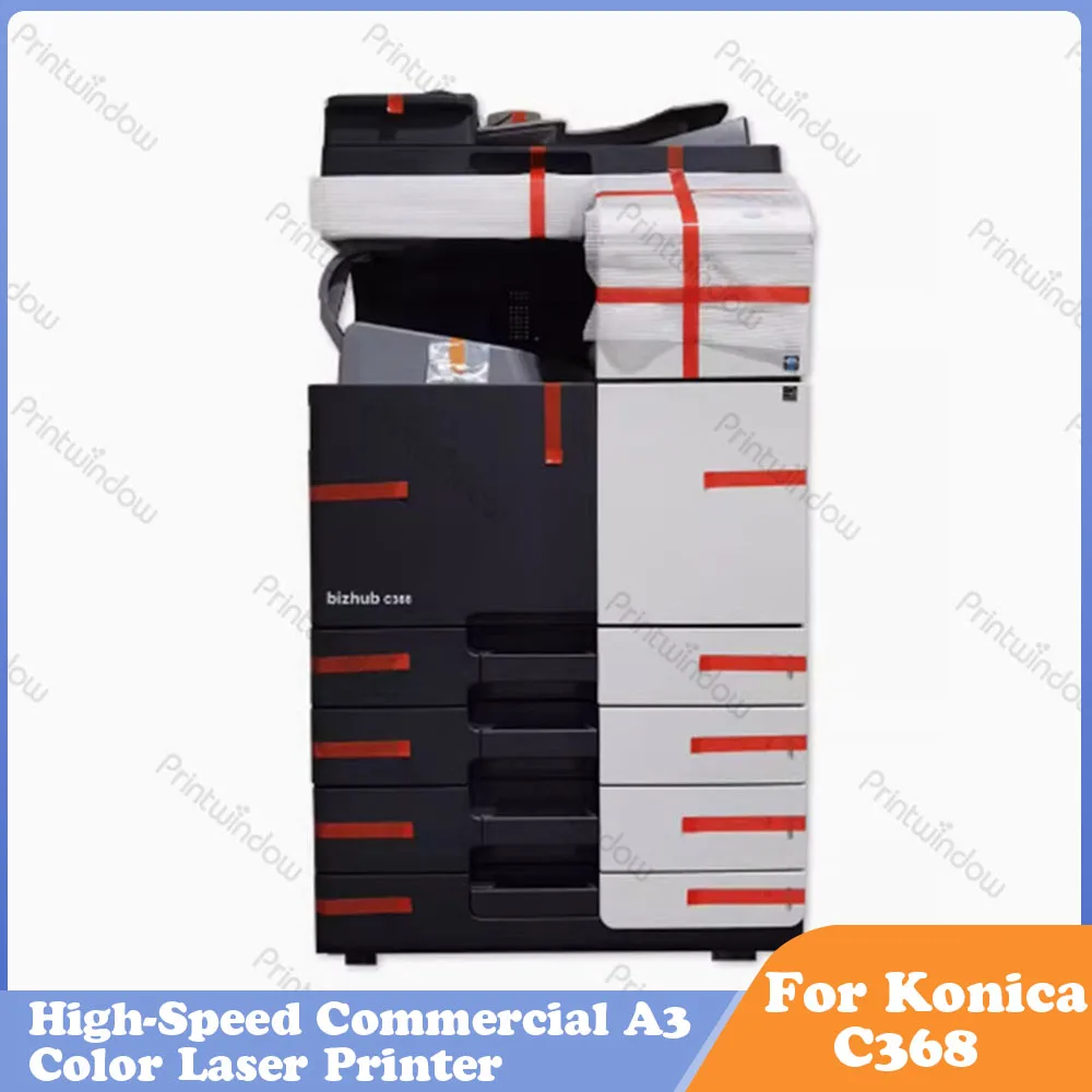 Konica Minolta bizhub C368 A3 Color Laser Printer - High-Speed Commercial Copier for Office Use (Black & White/Color)