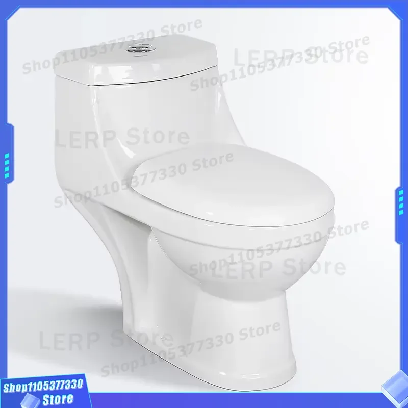 Goodney Modern White Ceramic Integrated Toilet Bowl for Bathroom Sanitary Ware One Piece Floor Mounted Commode High Quality