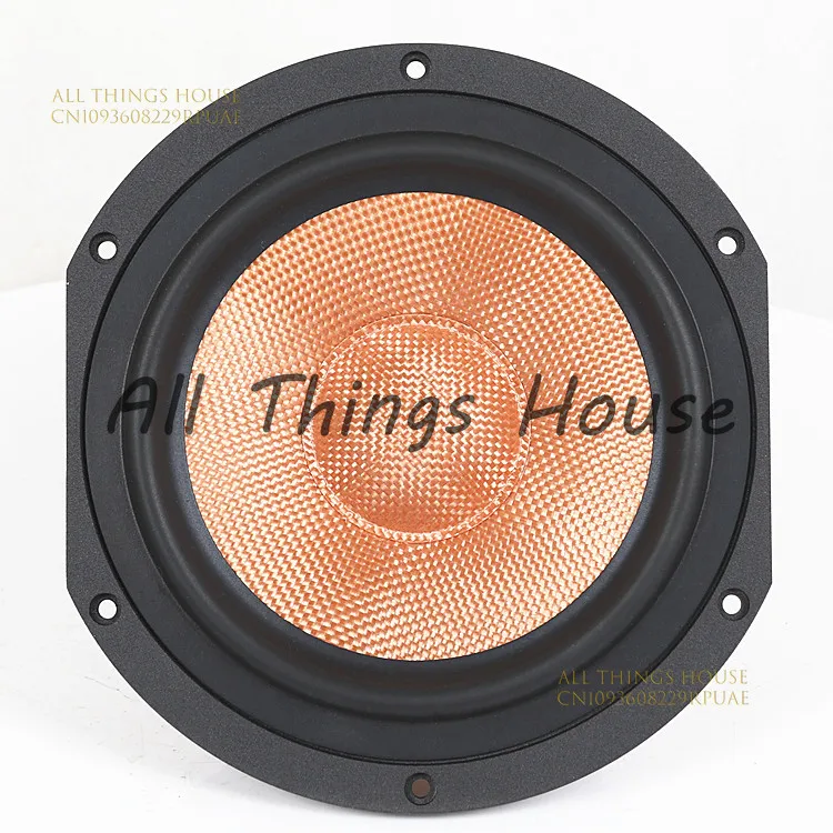 

Подходит для среднего и низкого динамика, литая алюминиевая рама для бассейна, динамик HIFI, 5-дюймовый, 6,5-дюймовый, желтый, стекловолоконный, звуковой басейн