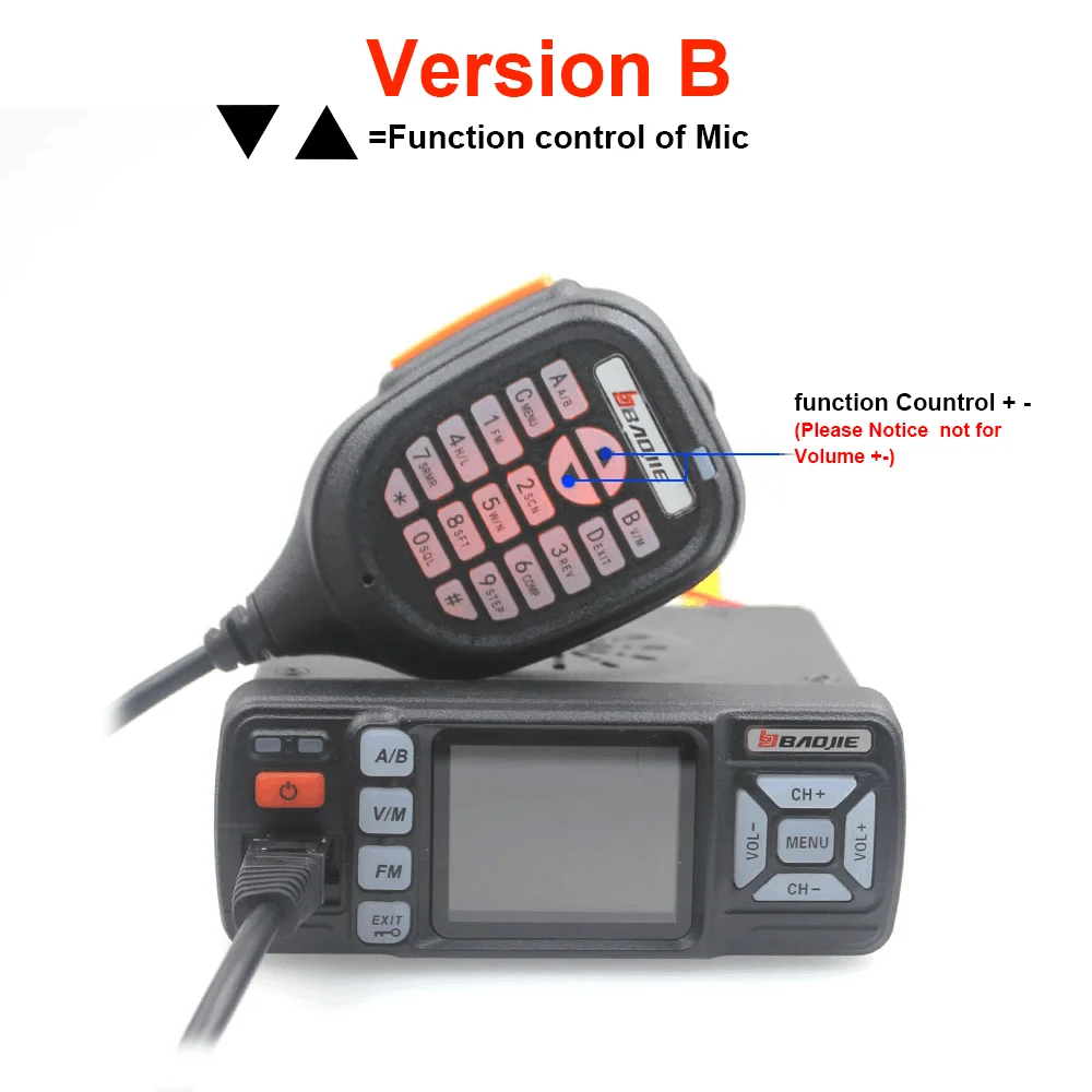 

BAOJIE BJ-318 Walkie Talkie 25W Mini Dual Band VHF 136-174MHz UHF 400-490MHz FM Ham Radio Two Way Radio 10 km Upgrade of BJ-218