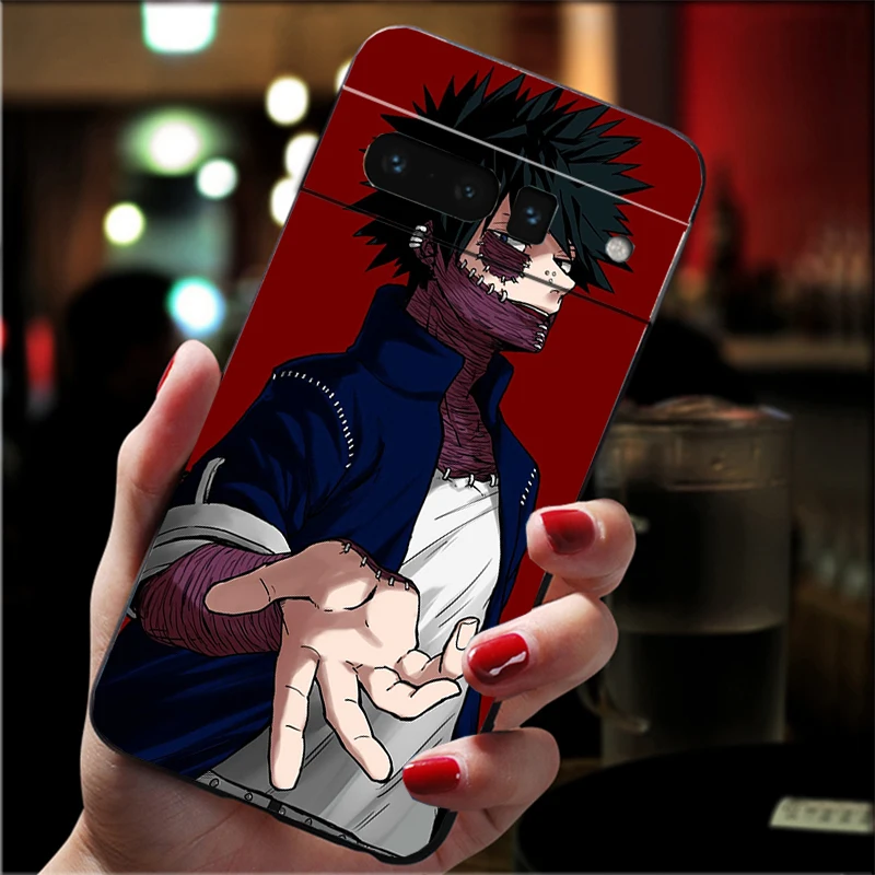 حافظة لهاتف جوجل بيكسل 10 برو XL 9 Pro XL 8 7 6 Pro 9A 8A 7A 6A بكسل 8 7 6 5 أنيمي بطلي الأكاديمية deku bakugou Boku