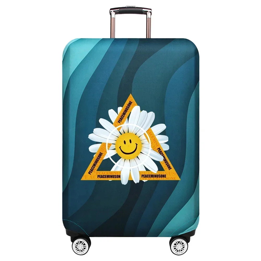 Portable Stretch Fabric Luggage Protective Cover Simplicity Dust Cover Anti-Scratch Protective Daisy Series Travel Accessories