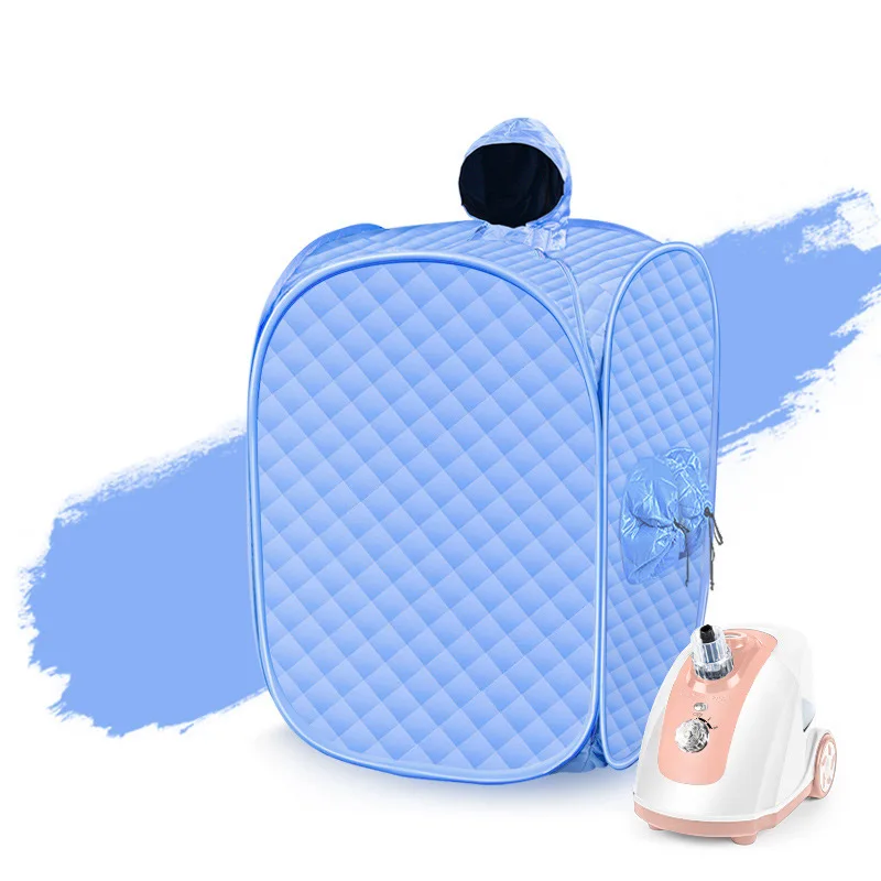 2026 Double-person use home steaming box Folding sauna box steam bag body detoxification steaming full moon sweating fumigation