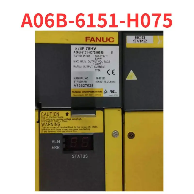 

second-hand drive A06B-6151-H075, function well Tested well and shipped quickly