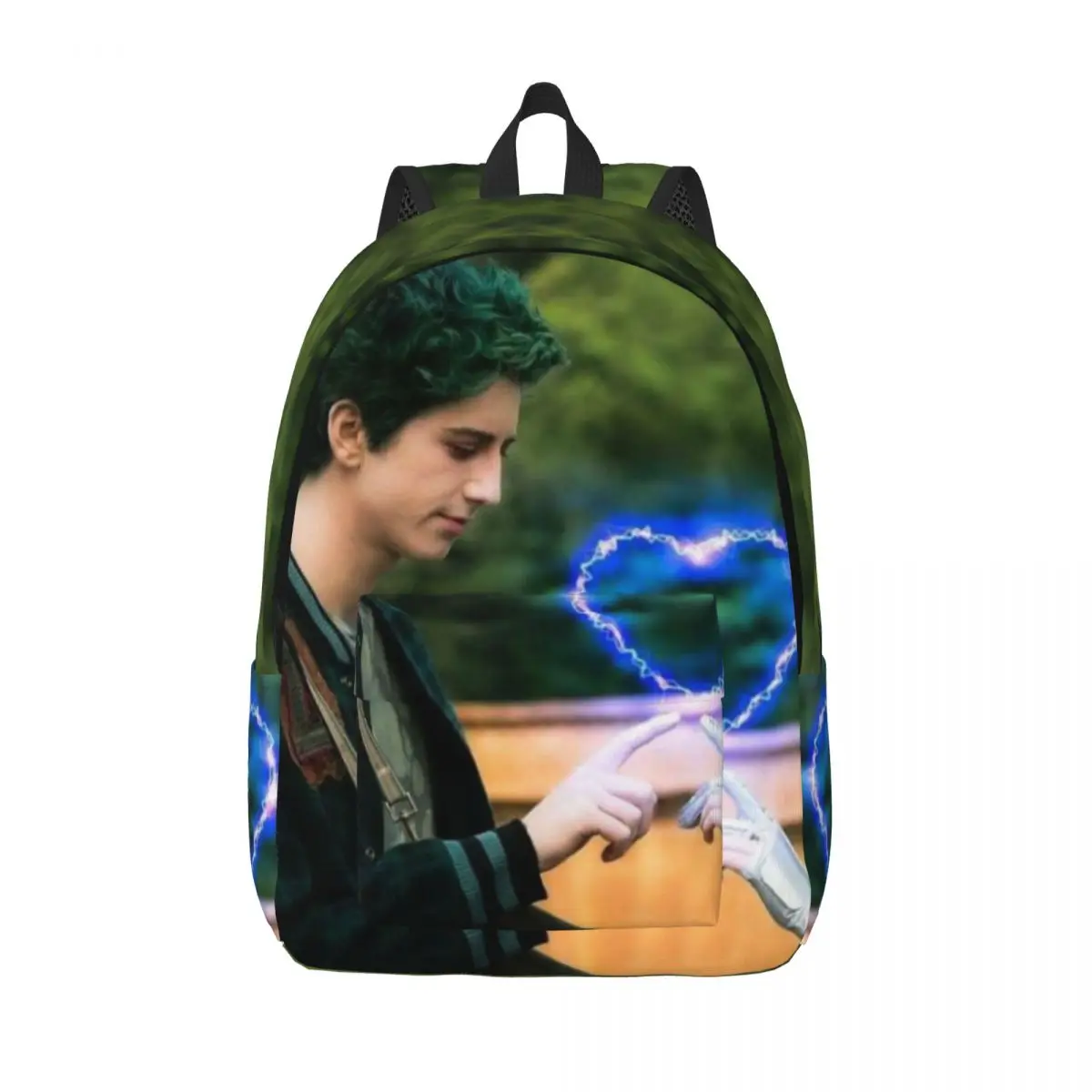 Z-Zed And Addison-Zombies Printed Lightweight Casual Schoolbag For School, Outdoor, Shopping, Office 15.7in 17.7in