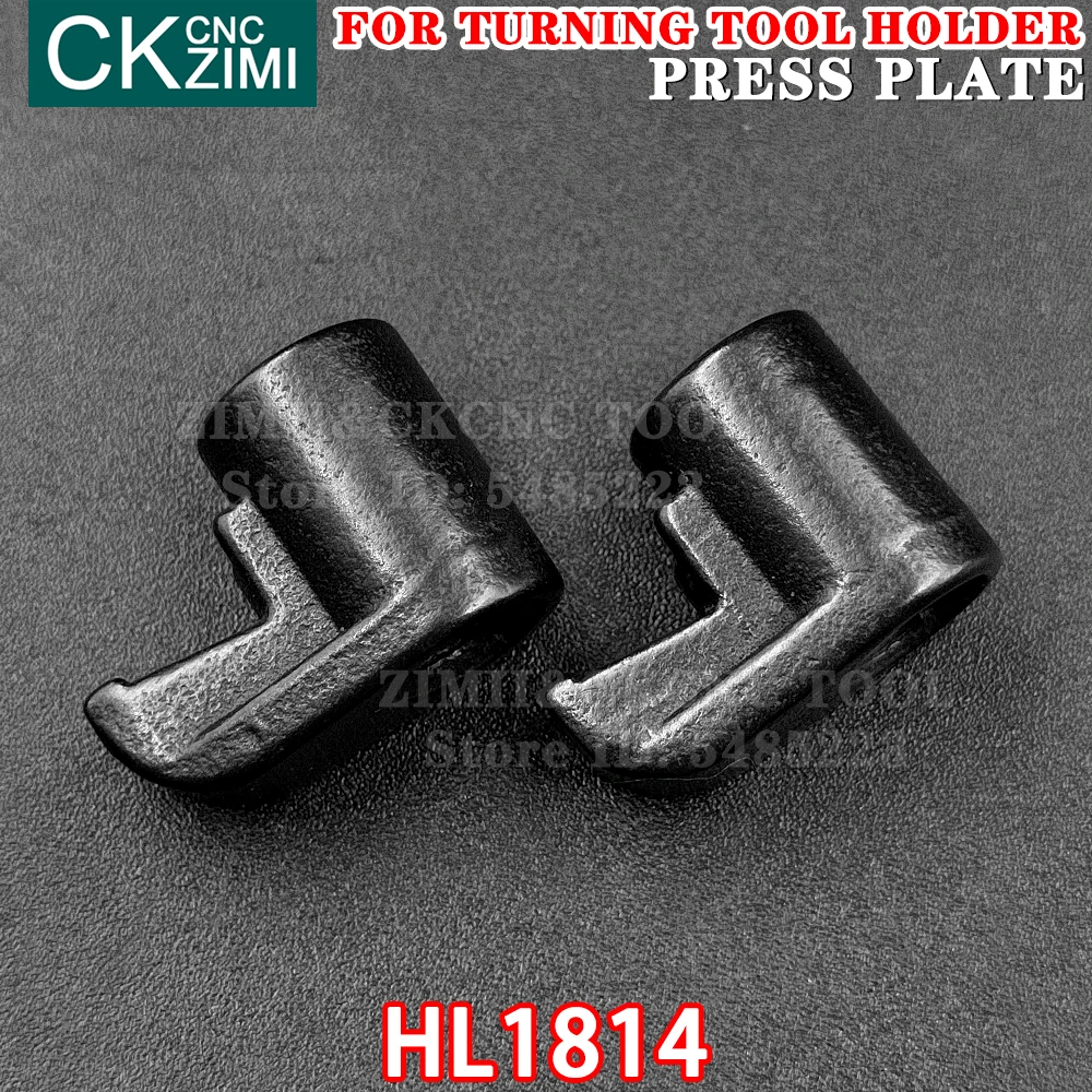 Imagem -05 - Placa de Pressão da Placa de Pressão Torno de Metal Cnc Peça de Acessórios de Ferramenta de Torneamento para Porta-ferramentas de Torneamento Externo Ferramentas Cnc Barra de Faca Placa de Imprensa 10 Peças Hl1814