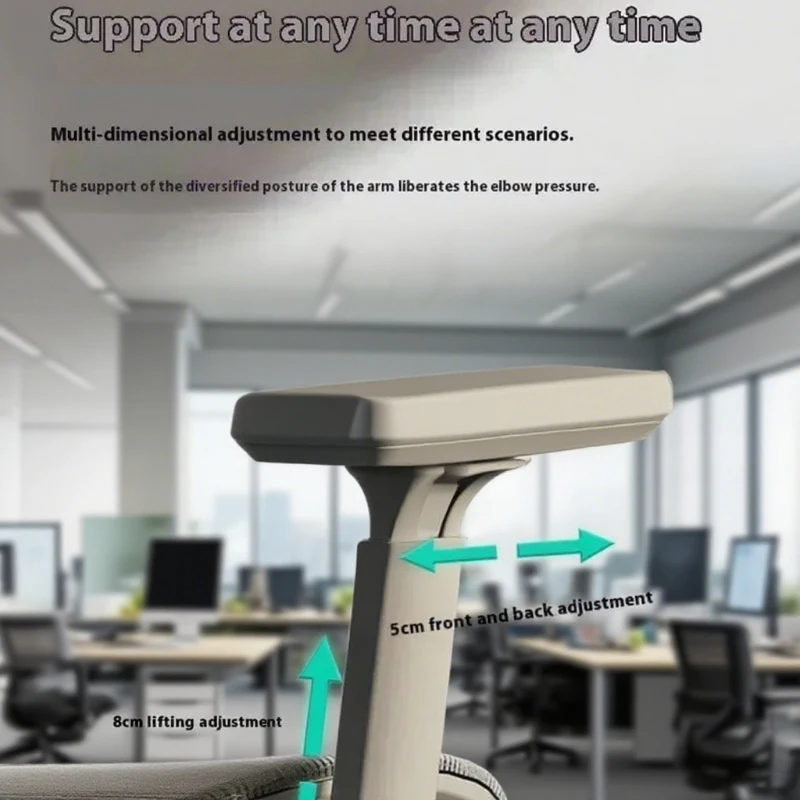 Office Ergonomic Chair Lumbar Support Recline 3D Armrest Adjustable Headrest Bureaustoel Multi Functional Computer Desk Chair